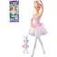 Simba Puppe Steffi Ballerina mit drehbarem Rock und Häschen / 29 cm / ab 3 Jahren