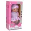 WIKY Babypuppe mit Hut / 22 cm / Massiver Körper / Beweglich / ab 3 Jahren
