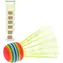 Badmintonkörbe gelb, 6 Stück / Badmintonkörbe / Kunststoff / ab 3 Jahren