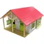 KIDS GLOBE Pferdestall mit Werkstatt / 1:24 / Holzbausatz / ab 3 Jahren