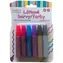SPARKYS CreaFun Stoffmalfarben mit Glitzer / Malset / 6 x 42 ml / ab 3 Jahren