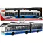 SPARKYS Gelenkbus CITY SERVICE CAR blau / 1:16 / Schwungrad / Soundeffekte