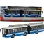 SPARKYS CITY SERVICE CAR Gelenk-Trolleybus 1:16 blau-weiß / Kunststoff / 48 cm / ab 3 Jahren