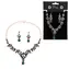 SPARKYS Emerald Queen PINK Halskette und Ohrringe Set / Kinderschmuck
