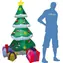 Sparkys aufblasbarer, beleuchteter Weihnachtsbaum mit Geschenken, 183 cm / Weihnachtsdekoration / LED-Beleuchtung / Kompressor inklusive