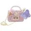 SPARKYS Mini-Handtasche mit Schmetterlings-Schlüsselanhänger / Accessoire für Mädchen / 15 x 17 x 6 cm
