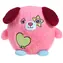 SPARKYS Plüschhund, Pfirsichrosa, 25 cm / ab Geburt