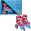 Sparkys Kinder-Rollschuhe mit Leuchtfunktion, rot / Rollschuhe / Größe 26-30 / LED-Beleuchtung