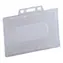 EuroSupplies Transparente Kartonanhänger / Etikett / 55 x 90 mm / Packung mit 50 Stück