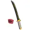 SPARKYS Schaumstoffschwert Samurai-Dämon / Kinderwaffe / Schaumstoff / 43 cm / ab 3 Jahren