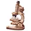 Robotime 3D-Mechanikpuzzle Mikroskop / 260 Teile / Holz / ab 14 Jahren