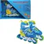 Sparkys Rollschuhe, blau-gelb, Größe 30-33 / Kinderrollschuhe / Kunststoff