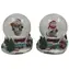 SPARKYS Schneekugel mit Schneemann / Weihnachtsdekoration / Spielmechanismus / 65 mm