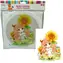 SPARKYS Diamantmalerei mit Rahmen Puppe und Sonnenblume / 20x20 cm / ab 6 Jahren