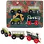 SPARKYS BABU Holzpuzzle-Eisenbahnen / 4-teiliges Set / ab 3 Jahren