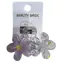SPARKYS Haarspange, rosa, lila, transparent / Blumenmotiv