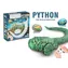 SPARKYS ferngesteuerte Schlange, Amphibienpython / Reichweite 30-40 m / Geschwindigkeit 8-10 km/h / 4X AAA-Batterien / ab 6 Jahren