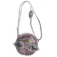 SPARKYS PINK Handtasche mit Regenbogen- und Glitzerwolken / Verstellbarer Riemen / Reißverschluss