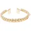 SPARKYS Haarband mit goldenen Perlen, PINK / Karnevalsaccessoire / Metall