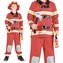 SPARKYS Feuerwehrkostüm 87508 130-140 cm / Karnevalskostüm / Jacke, Hose, Mütze / für Jungen von 4-6 Jahren