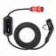 Platinet PPC7M11 schwarz / Ladestation für Elektroautos / 11 kW / CE 5-polig + Typ 2 / 7 m / einstellbarer Strom