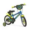 TOIMSA Kinderfahrrad Lightning 14" blau / Seitenräder / Doppelbremsen / Luftreifen / ab 4 Jahren