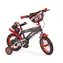 TOIMSA Kinderfahrrad Vulcano 12" grau / Seitenräder / Doppelbremsen / Luftreifen / ab 3 Jahren