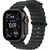 Apple Watch Ultra 3 (2025) GPS+Cellular 49 mm schwarzes Titangehäuse - schwarzes Ocean-Armband / 130-200 mm 
