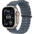 Apple Watch Ultra 3 (2025) GPS+Cellular 49 mm Titangehäuse - Armband in Ozeanblau / 130-200 mm 