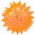 Dog Fantasy Toy - Quietschball orange 5 cm