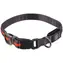 Dog Fantasy USB LED Nylonhalsband, leuchtend ML, orange, 2,5x45-65 cm
