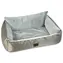 Dog Fantasy Bed Lux Platinum Silber 78x60cm