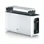 Braun PurEase HT 3110 weiß / Toaster / 1000W / 2 Schlitze / 7 Toaststufen / Aufsatz zum Erhitzen von Gebäck