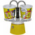 Bialetti MINI EXPRESS Set Lichtenstein gelb / Set: Fountain Mokkakanne (90 ml) + 2x Becher (Roy Lichtenstein)