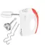 Adler AD 4212 weiß / Handmixer / 300 W / 5 Geschwindigkeiten / Blend-Taste / Schlagen / Kneten / Mixeraufsatz aus Edelstahl
