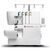 Singer Overlock S0105 weiß / Nähmaschine / 6 Stiche