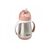 Beaba Thermoisolierbecher mit Strohhalm aus Edelstahl 250 ml rosa