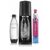 SodaStream Terra (Value Pack) schwarz / Wassersprudler / BPA-frei / 2x 1 L Flasche / 1x CO2-Gas