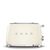 SMEG 50's Retro Style Creme / Toaster / 950 W / 2 Schlitze / 2 Toasts / 6 Bräunungsgrade