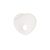KikkaBoo Ergonomisches Kissen aus Memory-Schaum Heart Airknit White