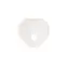 KikkaBoo Ergonomisches Kissen aus Memory-Schaum Heart Airknit White