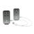 CAPiDi Babyphone BabyAlarm Grau / Reichweite: bis zu 800 m / Betriebsreichweite 863-870 MHz