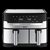 TEFAL Dual Easy Fry & Grill EY905D10 / Heißluftfritteuse / 2700 W / Volumen 5,2 l + 3,1 l / 8 Programme