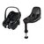 Maxi-Cosi Autositz Pebble S Tonal Black + FamilyFix S Basis / Autositz / ab Geburt (0-13 kg, bis 83 cm)