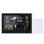 Solight TE110B schwarz / Wetterstation / Farb-VA-Display / Temperatur / Luftfeuchtigkeit / Druck / Kalender / Datum