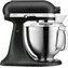 KitchenAid 5KSM185PSEBK Küchenmaschine aus schwarzem Gusseisen / Artisan-Serie / 300 W / 4,8 l / 10 Geschwindigkeitsstufen