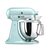 KitchenAid 5KSM175PSEIC, eisblau / Artisan Küchenmaschine / 300 W / 4,8 l / 10 Geschwindigkeitsstufen / Metall