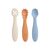 BEBECONFORT Erste Silikonlöffel, 3 Stück