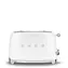 SMEG 50's Retro Style weiß / Toaster / 950 W / 2 Schlitze / 2 Toasts / 6 Bräunungsgrade 