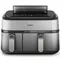 Philips 5000 Serie NA555/00 silber-schwarz / Heißluftfritteuse / 2750 W / 40 °C - 200 °C / Volumen 9 l